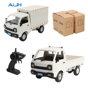 AiJH All Terrain <span class=keywords><strong>Drive</strong></span> 2,4 GHz Control remoto camión modelo vehículo LED faros luces ensambladas Crawler Off-Road Rc Car - Product Image 1