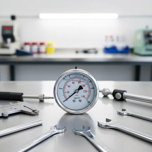 Oferta Imperdível: Manômetro de Pressão Pneumático de Vários Tipos para Unidade de Tratamento de Ar com Filtro de Ar e Manômetro de Pressão - Product Image 2