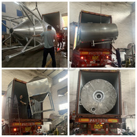 Machine de séchage par pulvérisation de lait de protéine de lactosérum de jus liquide Lpg 50 industrielle Séchoir par pulvérisation de poudre d'algues de soupe d'oeufs de carotte déshydratée