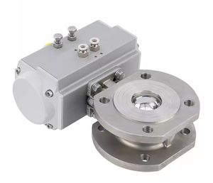 High-quality Custom CF8/CF8M Wafer Ball Valve with Pneumatic Actuator - Product Image 3