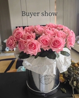 Fleurs artificielles en rose, toucher réaliste, soie réaliste, pour mariage, décoration de la maison, vente en gros
