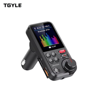 Lecteur MP3 sans fil pour voiture BT93 QC3.0 avec écran couleur, prise allume-cigare USB, émetteur FM, prend en charge le format WAV