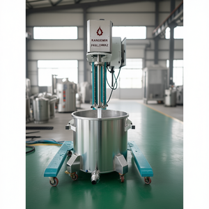 Mélangeur à grande vitesse Kandemir pour liquides, dissolvant, avec vis de levage 300-2000 L, en acier inoxydable AISI 304, équipement de mélange industriel - Product Image 3