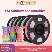 PLA Rainbow Crystal 3D-printfilament 1,75 mm diameter Model Pya05 Compatibel met 3D-printers 175 mm 1 kg