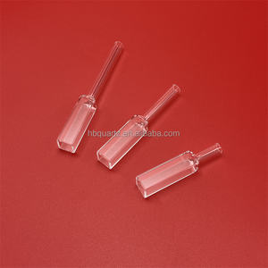 Fluorimètre optique de cuvette en verre de quartz Q714 de polissage de haute pureté retangular avec le joint gradué pour des spectrophotomètres - Product Image 3