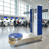 Mesin Pembungkus Bagasi Bandara Semi-Otomatis Elektrik dengan Kontrol PLC untuk Koper dengan Kapasitas Beban 100kg dan Harga Pabrik