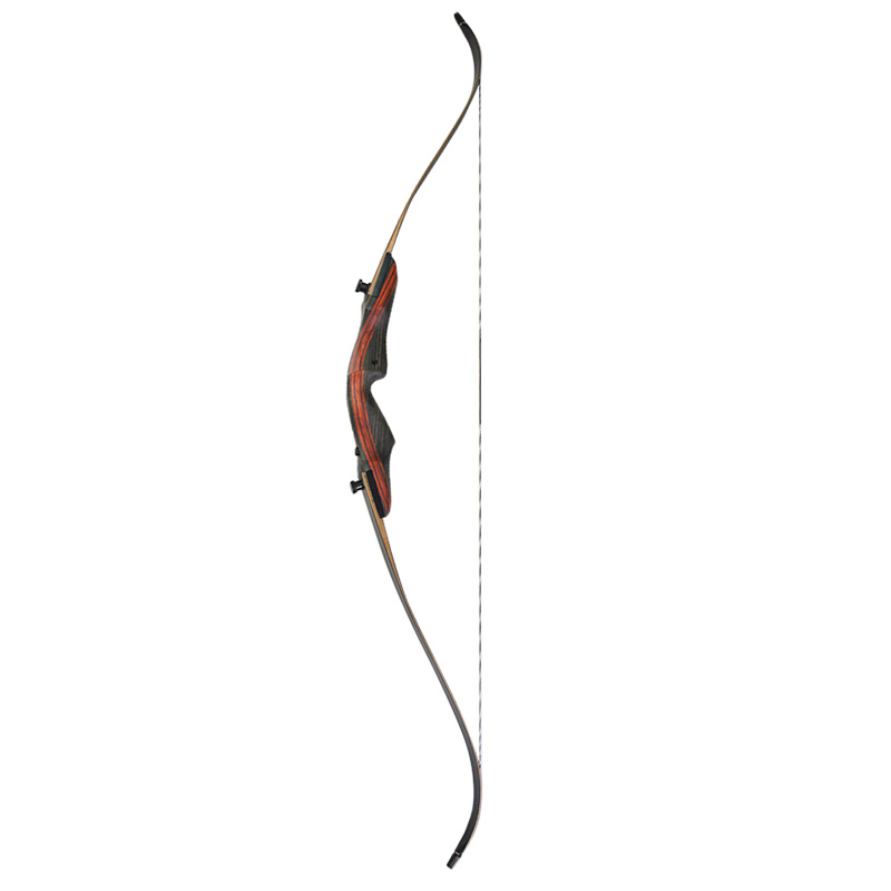 Takedown Arc Classique 20lbs Arcs Longs de tir à l'arc Arc Arc de Traditionnel en Bois pour Chasse Adulte et Débutant Tir à la Cible (Brun