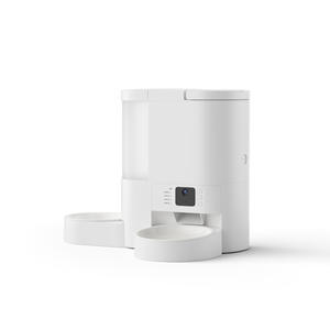 Dudupet Distributeur automatique de nourriture et d'eau pour chats et chiens avec contrôle par application, conception détachable, forme arrondie F13V - Product Image 1