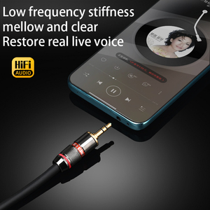 ATAUDIO Hifi 3.5mm to 3.5mm OFC Aux Audio <strong>Cable</strong> for Mobile Phone Computer Speaker Tablet Car Hi-end <strong>3.5</strong> Auxiliary Stereo <strong>Cable</strong> - Product Image 6