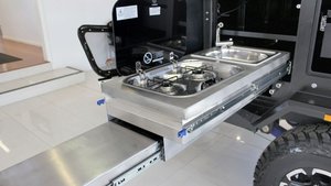 <span class=keywords><strong>Remorque</strong></span> de <span class=keywords><strong>camping</strong></span> tout-terrain 4x4 avec <span class=keywords><strong>cuisine</strong></span> coulissante - Product Image 5