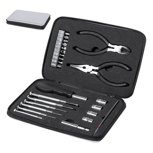 Ensemble d'outils de réparation automobile multifonctionnels Ananke Tools 25 pièces en acier au chrome-vanadium OEM avec coffret rigide - Product Image 1