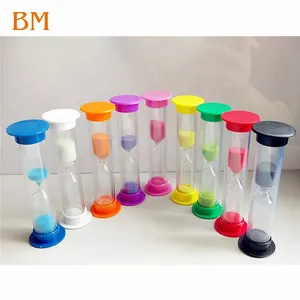 Good Quality Hourglass 30sec / 1 / 2 / 3 / 5 / 10 minutes sandglass plastic shower sand timer watch