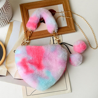 Sac de rangement en peluche pour femme, sac à bandoulière fourrure pêche pour l'automne et l'hiver, sac à main quotidien, cadeaux, sac de rangement