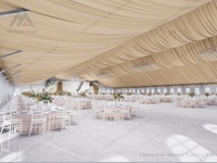 Tente de réception commerciale extérieure grand format en promotion – Chapiteau allongé pour cérémonies, mariages et événements professionnels