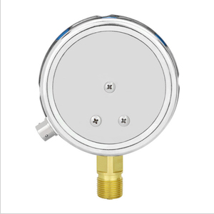 Fabriqué en Chine OEM 100mm 40bar/psi Remplissage d'huile Interrupteur de contact électrique <span class=keywords><strong>Manomètre</strong></span> de pression d'<span class=keywords><strong>eau</strong></span> - Product Image 2