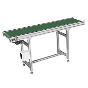 Yiyecek Taşımacılığı İçin Büyük Açılı Tasarımlı Elektrikli Alüminyum Kauçuk Bantlı Konveyör Yeni - Product Image 3