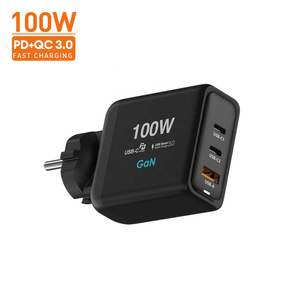 Adaptadores de Carga Rápida Vina para Cargador Baseus 100w Gan 65w Cargador Pd Pps Enchufe Europeo para <span class=keywords><strong>Xiaomi</strong></span> Cargador de Pared Rápido para Teléfono Móvil - Product Image 6