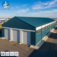 Nave Industrial Prefabricada Resistente al Fuego, Estructura de Acero, Construcción Rápida