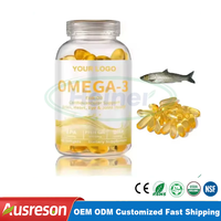 Capsules d'huile de poisson végétaliennes chinoises Oméga-3 6 9 EPA DHA, supplément Oméga-3 500mg 1000mg, vente en gros, capsules d'huile de poisson Oméga-3 Halal