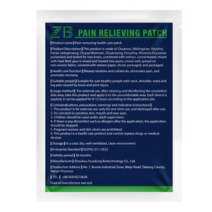 ZB 10 unids/bolsa parche para el <span class=keywords><strong>dolor</strong></span> en las articulaciones hombro/<span class=keywords><strong>cuello</strong></span>/pierna <span class=keywords><strong>dolor</strong></span> yeso relaja <span class=keywords><strong>tendones</strong></span> y pegatinas colaterales - Product Image 2