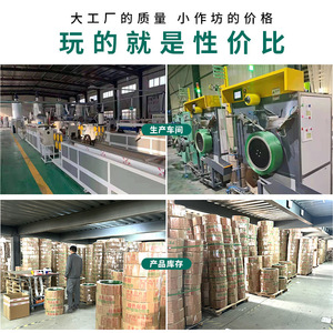 Pet Green Plastic Steel Strapping 0.8mm 10kg Economy Grade For Cardboard Box Packaging Durable Binding <b>Straps</b> - Product Image 2