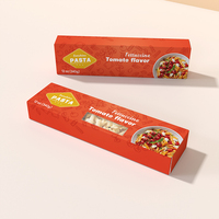Boîte de produits en papier kraft imprimée sur mesure pour les céréales à base de noix et les pâtes sèches Emballage de détail à fond verrouillable avec fenêtre coupée
