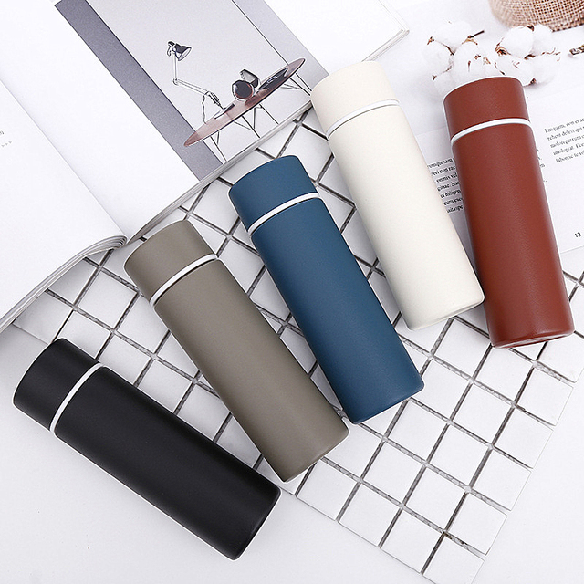 Temperature Display Thermos Stainless Steel Intelligent Water Bottle 500ml Smart Digital Thermos