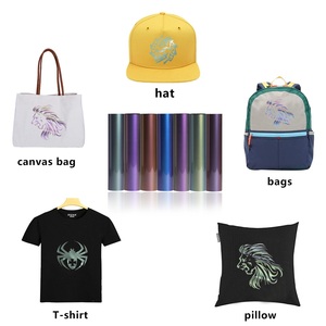 Vinyle Holographique Guagnyintong HTV – <span class=keywords><strong>Meilleur</strong></span> Matériau pour T-shirts – Vinyle de Transfert Thermique Extensible pour <span class=keywords><strong>Cricut</strong></span> - Product Image 5