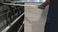 Portes Alternatives OSB Panneau SIP 6mm Épais Type Vert Colle ENF Surface Mélaminée Lisse Garantie 1 An pour Appartement Hôtel