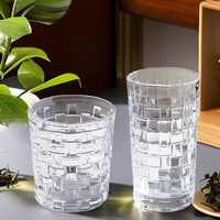 Verre à whisky, vin, bière, eau froide ou chaude, en osier tressé, peint à la main, design créatif, style européen