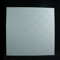 Panneau de plafond en plâtre recouvert de PVC, imperméable, résistant au feu, rectangulaire, pour grille de plafond commerciale