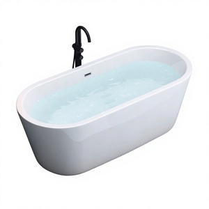 Deutsche <span class=keywords><strong>Doporro</strong></span> Ovale 1,8m Badewanne für Erwachsene Einteilige Freistehende Heim-Badezimmerwanne Hotel Gästehaus - Product Image 1