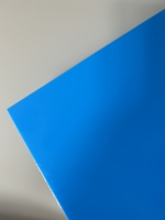 Feuille acrylique opaque bleu moyen, feuille acrylique coulée 100% PMMA vierge