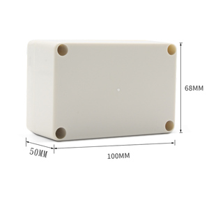 <span class=keywords><strong>Caja</strong></span> de Conexiones de Plástico ABS Impermeable y a Prueba de Polvo <span class=keywords><strong>IP65</strong></span>, <span class=keywords><strong>Caja</strong></span> de Conexiones Universal para Proyectos Eléctricos, Color Gris Pálido - Product Image 2