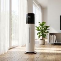 Humidificateur ultrasonique intelligent, purificateur d'air à brume réglable pour chambre à coucher, 7L, pour toute la maison, électrique, pour serre et bureau