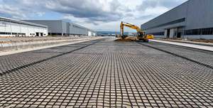 Ultraschall-Schweißmaschine für Straßenbau Geogitter Straßenbau PET-Kunststoff-Geogitter Ultraschall-Schweißproduktionslinie - Product Image 4