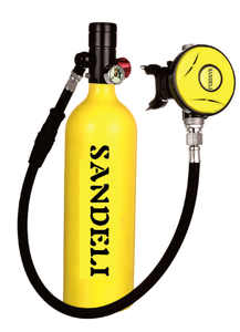 SANDELI-Equipo de tanque de <span class=keywords><strong>buceo</strong></span> profesional para natación, cilindro de oxígeno portátil, mini esnórquel para adultos, 1L, 1L, 2 uds. - Product Image 5