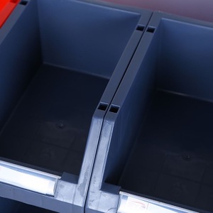Bacs de rangement en plastique Huada, rectangulaires, empilables, en PP moulé par injection, organisateur de bureau, capacité de charge de 400 kg - Product Image 2