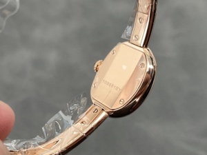 Montre de luxe pour femme, qualité supérieure, diamants VVS, mouvement à quartz suisse, mini, nouvelle, magnifique, montre dorée pour femme - Product Image 6