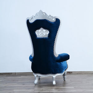 Phật sơn nhà Máy Giá sang trọng sự kiện Hoàng Gia sử dụng nhung đỏ vàng TRIM khách sạn Nữ Hoàng cao trở lại Ngai Vàng ghế để bán - Product Image 5