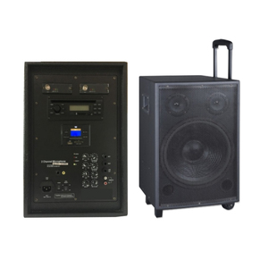 Party Speakers With <b>Wireless</b> <b>Microphone</b> Speaker Audio System Sound Vintage Portable Amplifier Player Audio <b>Wireless</b> Ampl - Product Image 5
