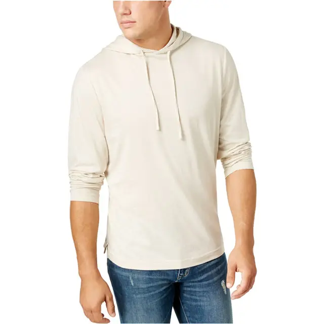 men hoodies 100% cotton lightweight crop top hoodie long sleeve jersey hoodie