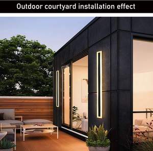 Wholesale 110V 220V <b>LED</b> Wall <b>Light</b> Waterproof Acrylic Outdoor & Indoor <b>Bedroom</b> Garden <b>Lights</b> Solar with Long <b>Strip</b> Feature - Product Image 2