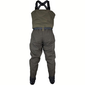Pantalon de pêche <span class=keywords><strong>respirant</strong></span> personnalisé de luxe avec poche zippée sur la poitrine pour la pêche à la mouche - Product Image 2