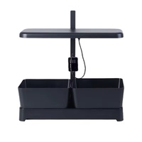 Système de culture hydroponique intelligent Bluetooth moderne pour plantes d'intérieur avec arrosage automatique et lampe de croissance LED télescopique, pot de culture pour plantes en terre