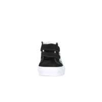 Chaussures de skate montantes pour filles, tige en toile respirante, semelle intermédiaire en EVA, semelle extérieure en caoutchouc, noir, blanc, imprimé léopard, fermeture auto-agrippante