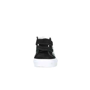 Zapatillas Vans para Niña, Negras con Estampado de Leopardo Blanco, Cierre de Velcro, Estilo Skate de Caña Alta - Product Image 6