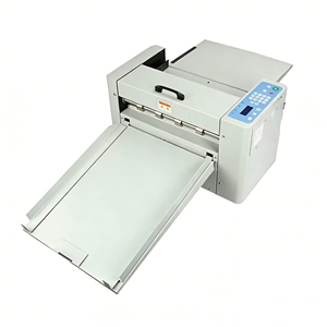 Machine à plier le <span class=keywords><strong>papier</strong></span> numérique semi-automatique de bureau A4 330 mm/12,99 pouces ST-6602 Mini pour le traitement du <span class=keywords><strong>papier</strong></span> - Product Image 4