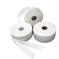 Rouleau de ruban adhésif thermofusible haute viscosité en tissu nylon simple face imperméable pour étiquettes de languettes de chaussures