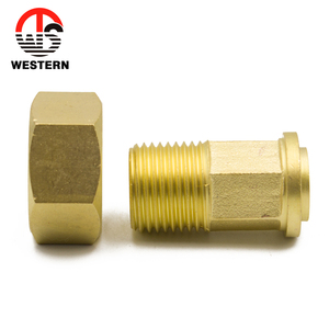 CW617N DN15 BSPP Thread Brass Water Meter <strong>Hose</strong> Tail Coupling with nuts and washers <strong>set</strong> - Product Image 3